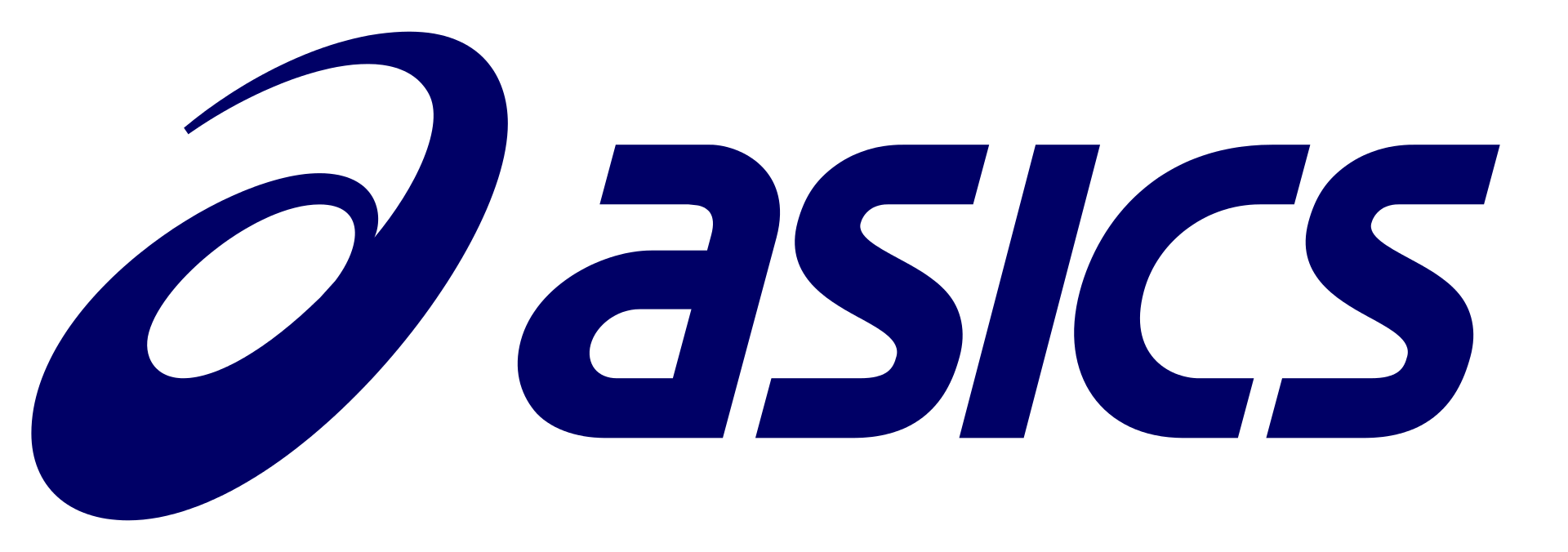 Asics logo blue